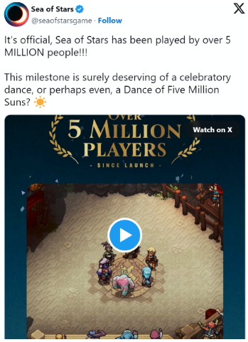 官宣：《星之海》玩家数量超过500万