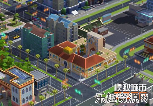 《模拟城市：我是市长》新月集市主题建筑演绎市集幻想