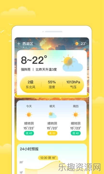 多福天气截图